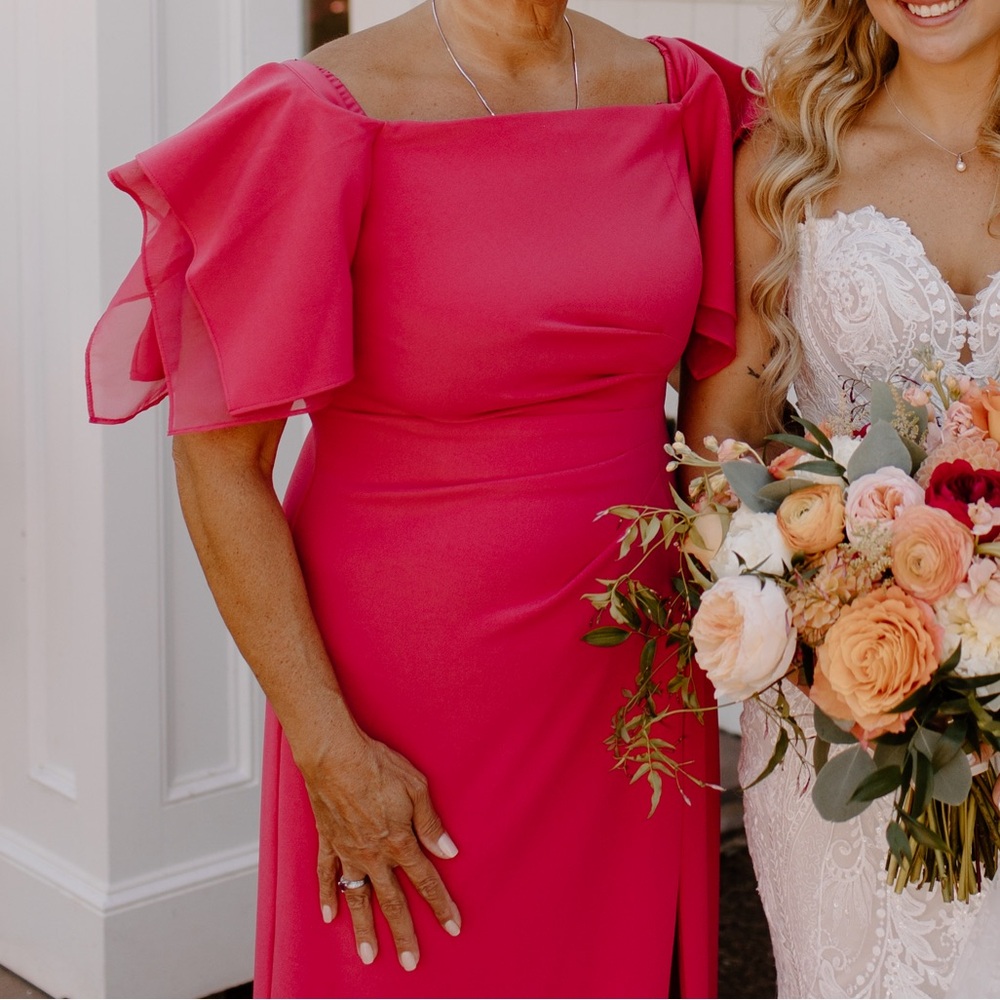 Pink formal mother of the bride dress